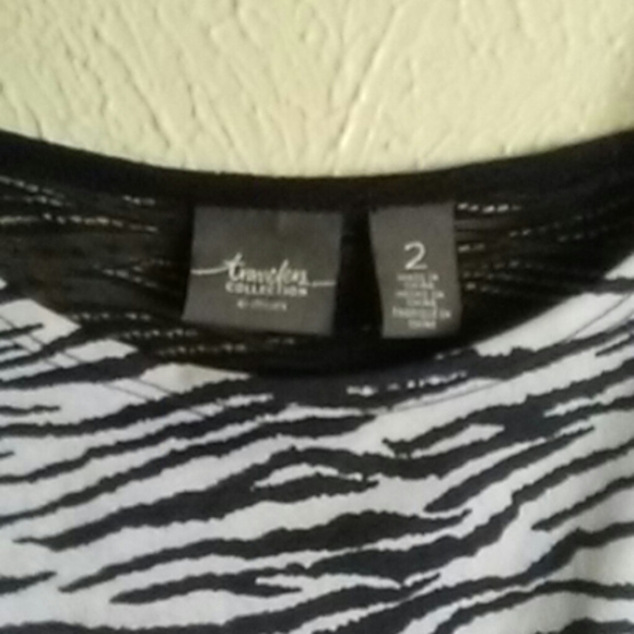 Traveler collection by Chico's Black&White Tunic - Picture 5 of 5